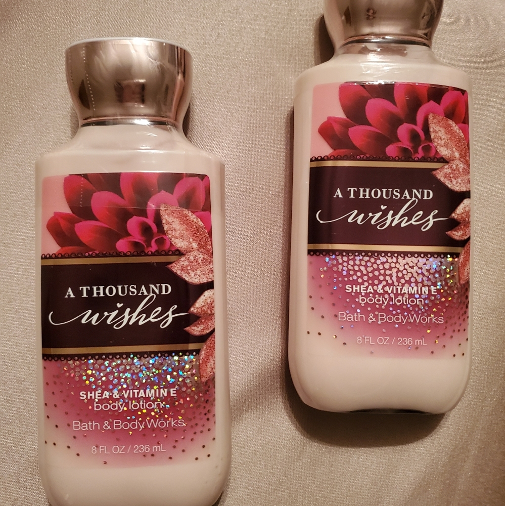 2 bottles lotion